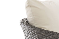 CLP Sessel Ameland Flach cremeweiß 40 cm (Dunkelgrau) – Produktabbildung 10