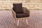 CLP Sessel Ameland Flach terrabraun 45 cm (Hellbraun)
