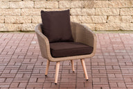 CLP Sessel Ameland Flach terrabraun 45 cm (Hellbraun)