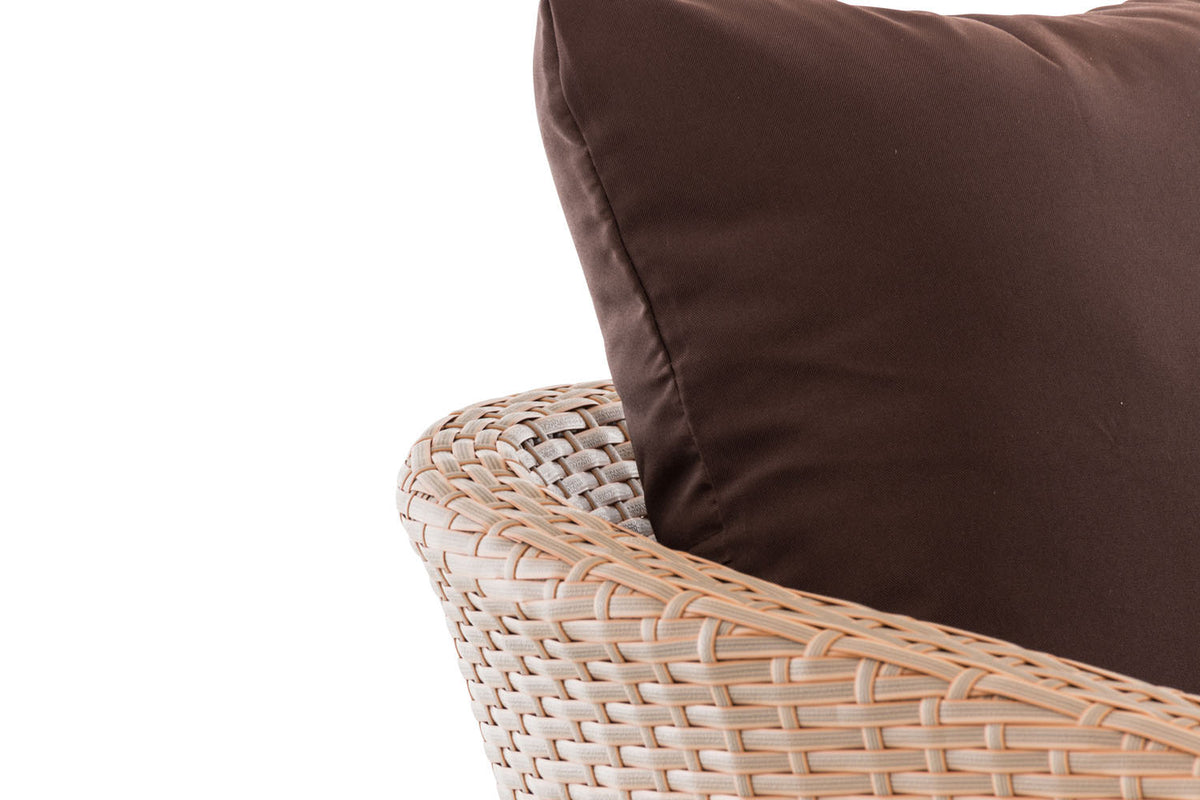 CLP Sessel Ameland Flach terrabraun 45 cm (Hellbraun) – Produktabbildung 4