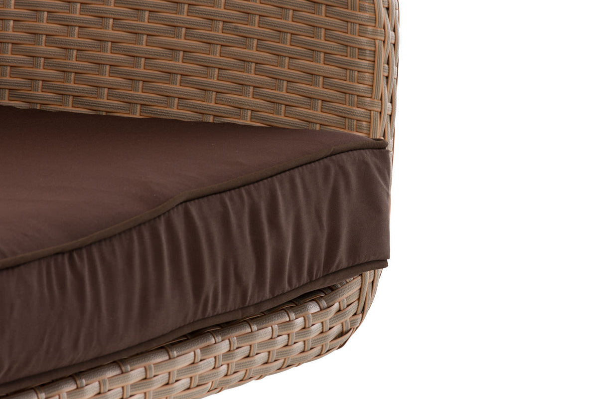 CLP Sessel Ameland Flach terrabraun 45 cm (Hellbraun) – Produktabbildung 6