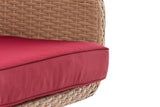 CLP Sessel Ameland Flach rubinrot 45 cm (Hellbraun) – Produktabbildung 6