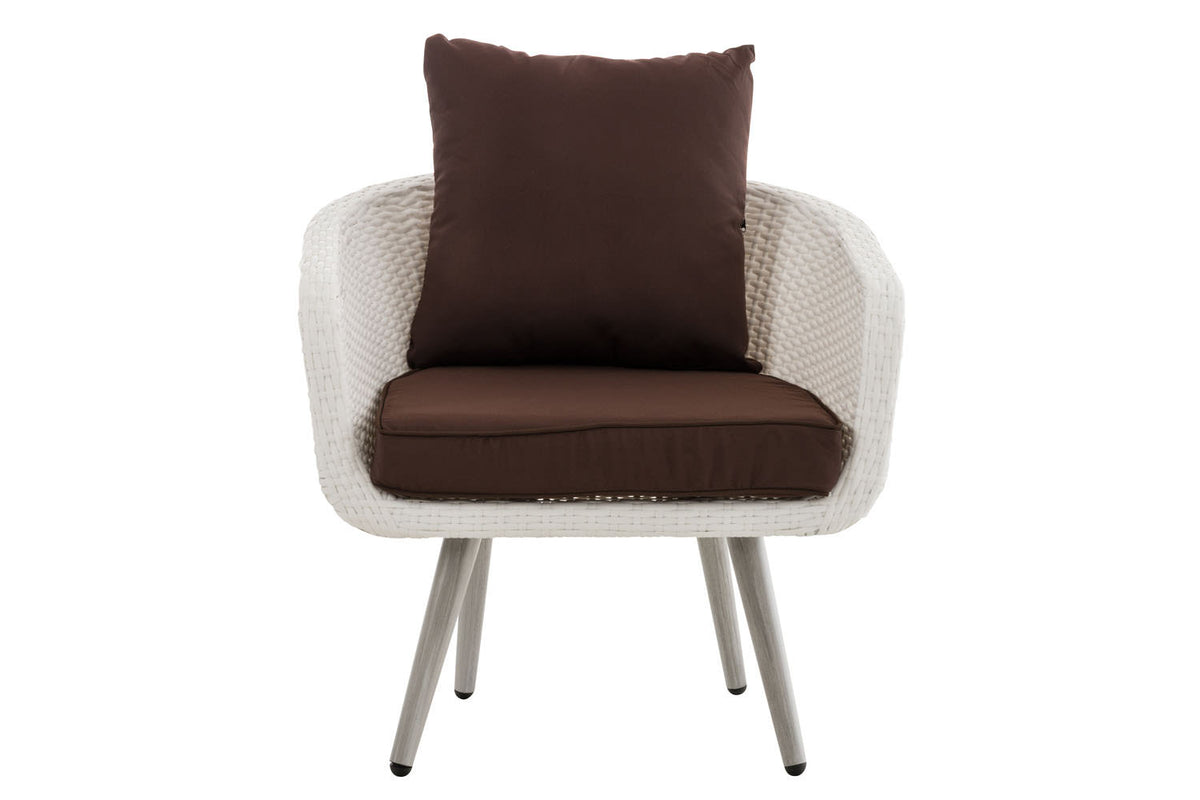 CLP Sessel Ameland Flach terrabraun 45 cm (Hellgrau) – Produktabbildung 2