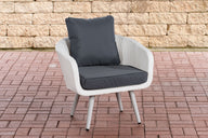CLP Sessel Ameland Flach eisengrau 45 cm (Hellgrau)