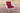 CLP Sessel Ameland Flach rubinrot 45 cm (Hellgrau)