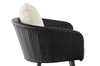 CLP Sessel Ameland Flach cremeweiß 45 cm (Dunkelgrau) – Produktabbildung 3