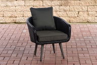 CLP Sessel Ameland Flach anthrazit 45 cm (Dunkelgrau)