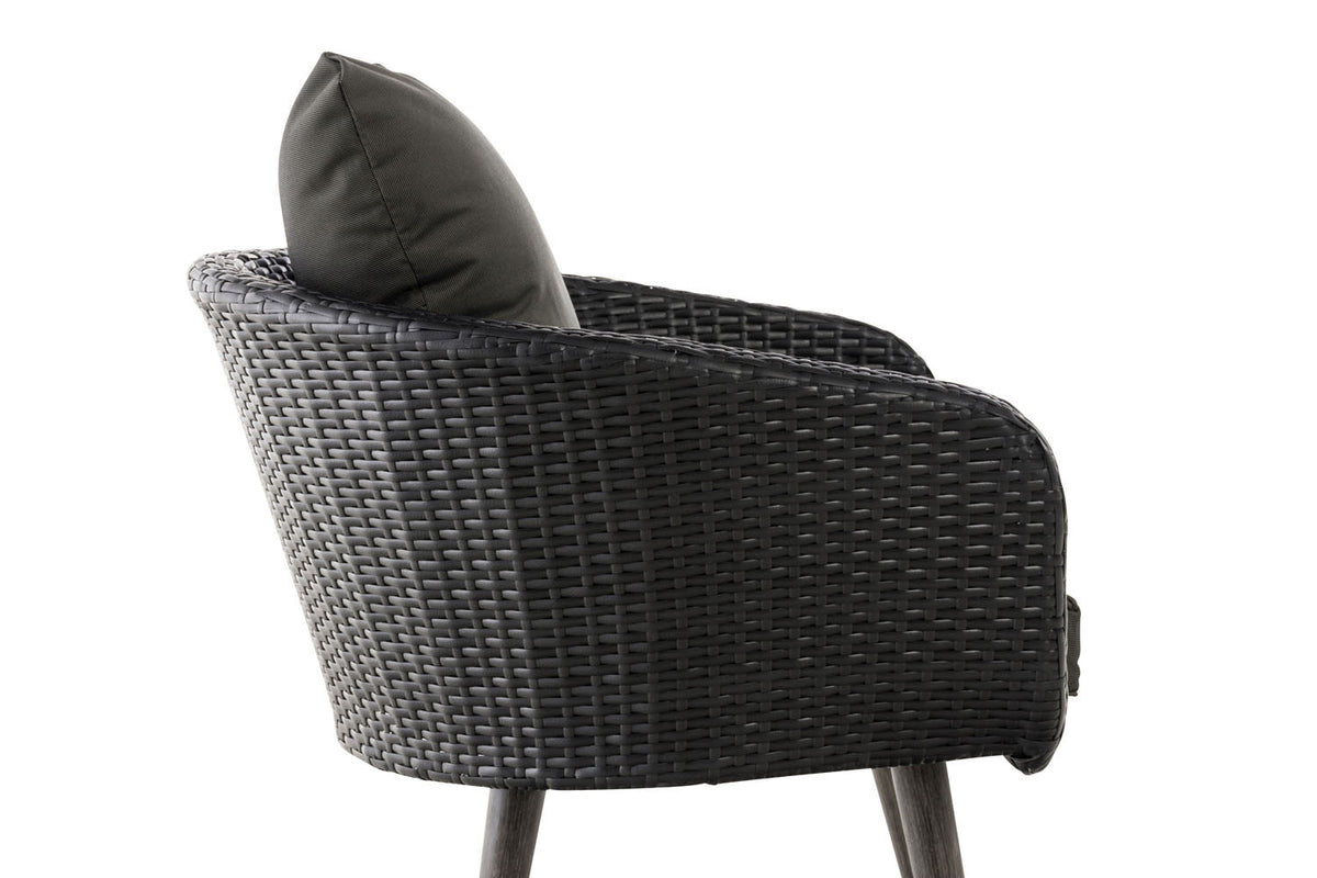CLP Sessel Ameland Flach anthrazit 45 cm (Dunkelgrau) – Produktabbildung 3