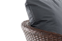 CLP Sessel Ameland Flach eisengrau 45 cm (Dunkelbraun) – Produktabbildung 4