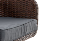 CLP Sessel Ameland Flach eisengrau 45 cm (Dunkelbraun) – Produktabbildung 6