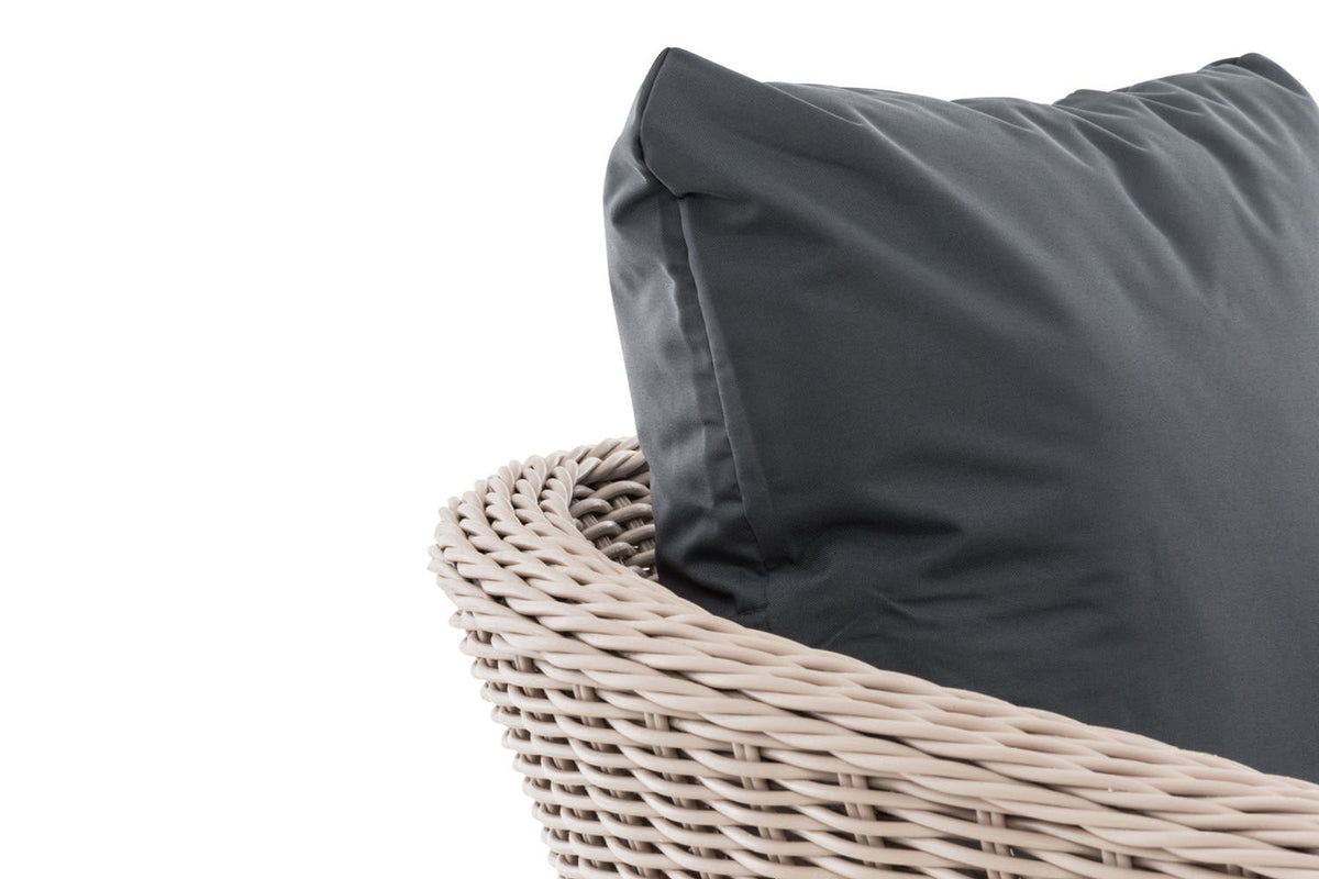 CLP Sessel Ameland Rund eisengrau 40 cm (Hellgrau) – Produktabbildung 4