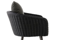 CLP Sessel Ameland Rund anthrazit 40 cm (Dunkelgrau) – Produktabbildung 3