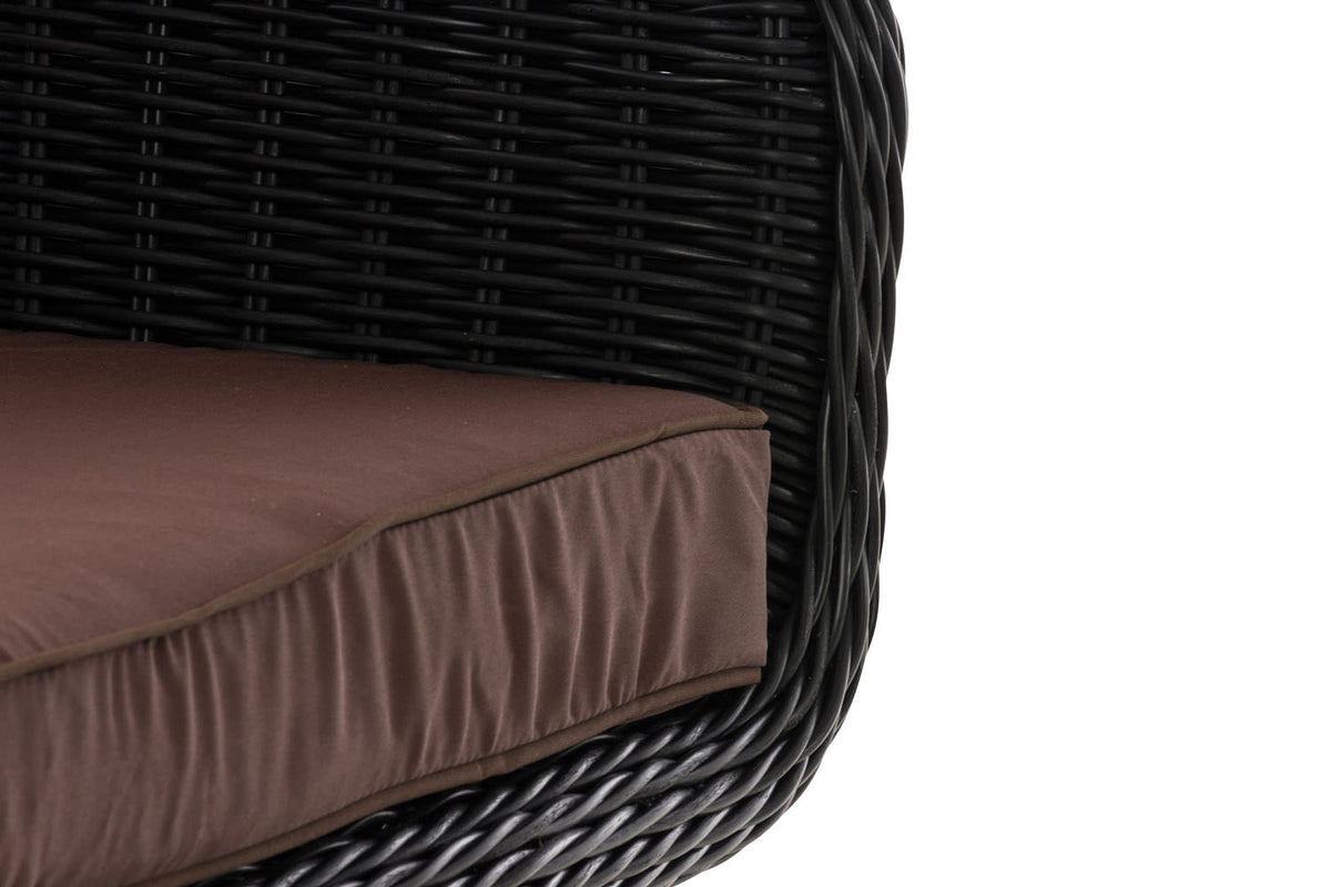 CLP Sessel Ameland Rund terrabraun 40 cm (Dunkelgrau) – Produktabbildung 6