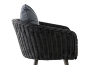 CLP Sessel Ameland Rund eisengrau 40 cm (Dunkelgrau) – Produktabbildung 3