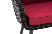 CLP Sessel Ameland Rund rubinrot 40 cm (Dunkelgrau) – Produktabbildung 5