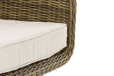 CLP Sessel Ameland Rund cremeweiß 40 cm (Hellbraun) – Produktabbildung 6