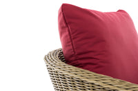 CLP Sessel Ameland Rund rubinrot 40 cm (Hellbraun) – Produktabbildung 4