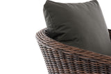 CLP Sessel Ameland Rund anthrazit 40 cm (Dunkelbraun) – Produktabbildung 4