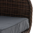 CLP Sessel Ameland Rund eisengrau 40 cm (Dunkelbraun) – Produktabbildung 6