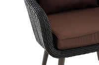 CLP Sessel Ameland Rund terrabraun 45 cm (Dunkelgrau) – Produktabbildung 5