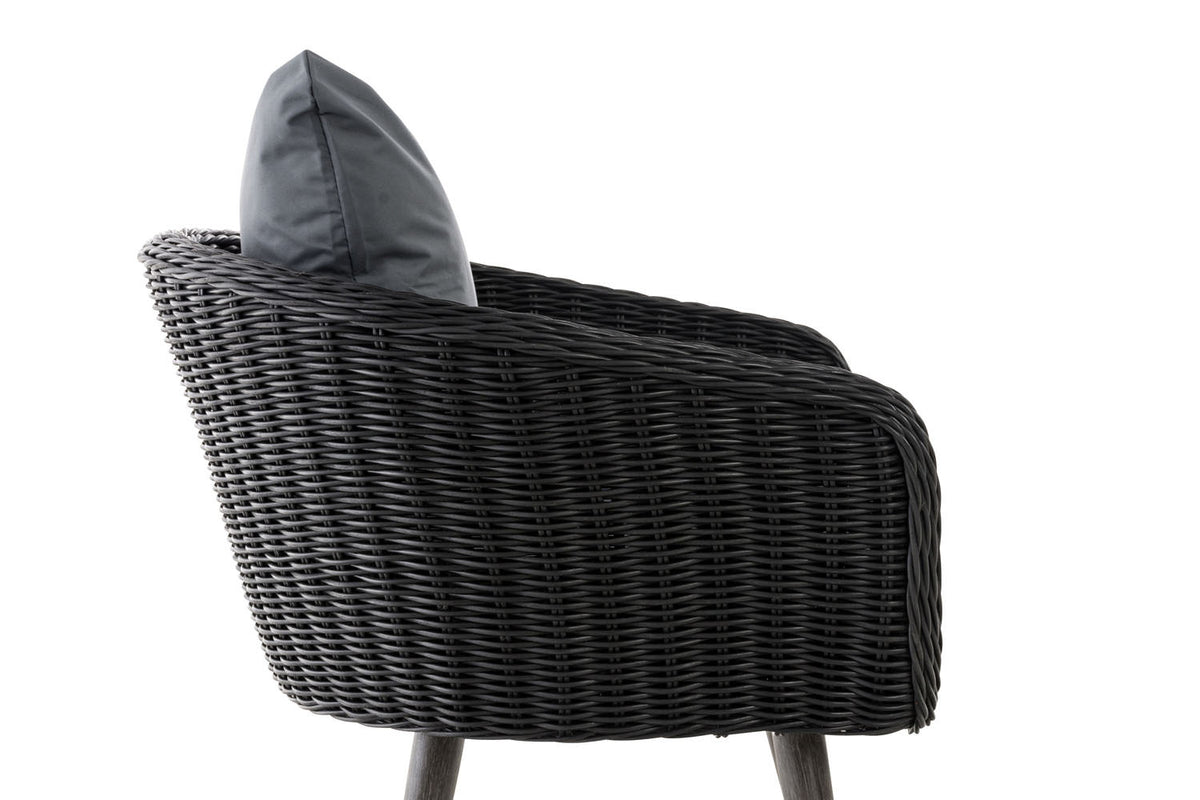 CLP Sessel Ameland Rund eisengrau 45 cm (Dunkelgrau) – Produktabbildung 3