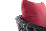 CLP Sessel Ameland Rund rubinrot 45 cm (Dunkelgrau) – Produktabbildung 4