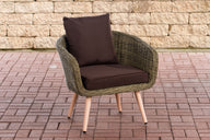 CLP Sessel Ameland Rund terrabraun 45 cm (Hellbraun)