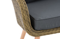 CLP Sessel Ameland Rund eisengrau 45 cm (Hellbraun) – Produktabbildung 5