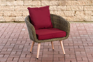 CLP Sessel Ameland Rund rubinrot 45 cm (Hellbraun)