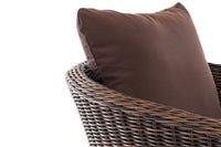 CLP Sessel Ameland Rund terrabraun 45 cm (Dunkelbraun) – Produktabbildung 4