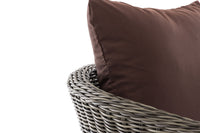 CLP Sessel Ameland Rund terrabraun 45 cm (Dunkelgrau) – Produktabbildung 10