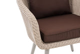CLP Sessel Ameland Rund terrabraun 45 cm (Hellgrau) – Produktabbildung 5