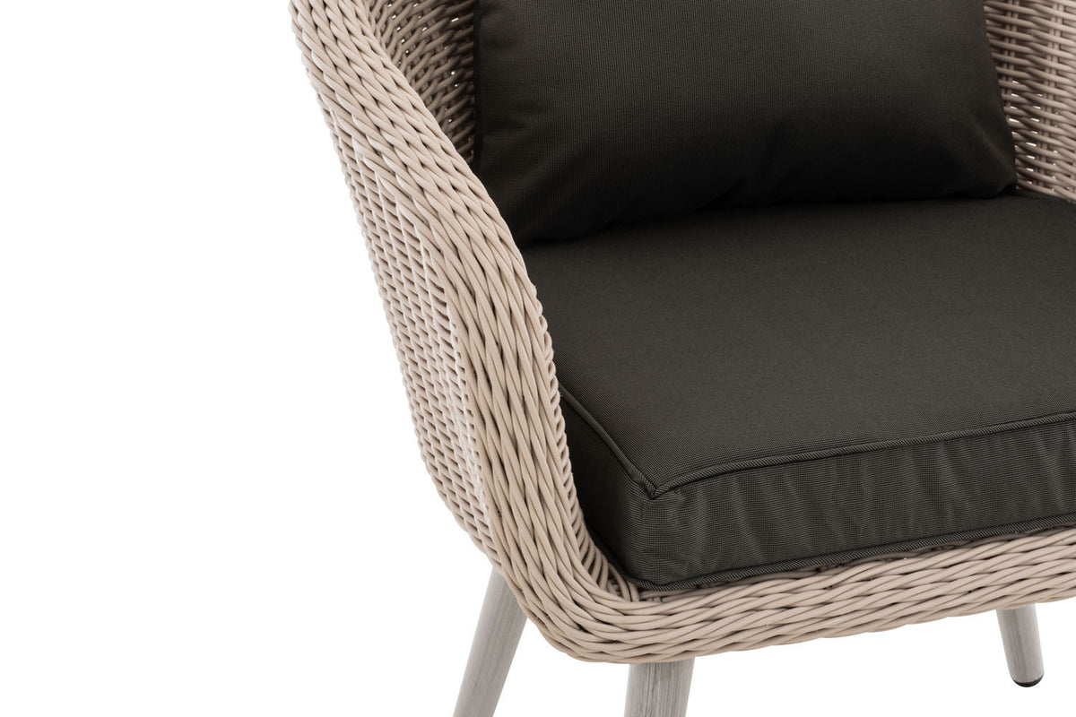 CLP Sessel Ameland Rund anthrazit 45 cm (Hellgrau) – Produktabbildung 5
