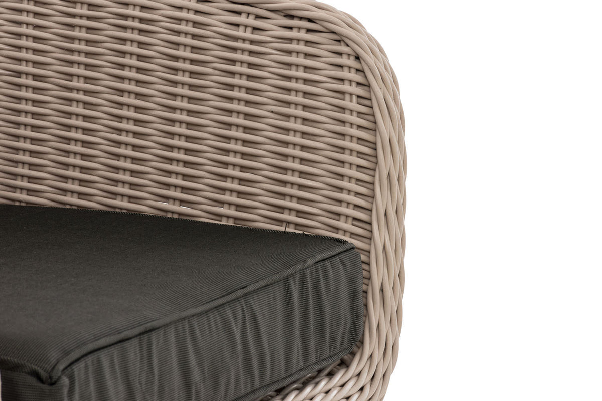 CLP Sessel Ameland Rund anthrazit 45 cm (Hellgrau) – Produktabbildung 6