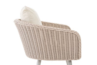 CLP Sessel Ameland Rund cremeweiß 45 cm (Hellgrau) – Produktabbildung 3