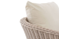 CLP Sessel Ameland Rund cremeweiß 45 cm (Hellgrau) – Produktabbildung 4