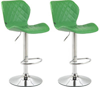 CLP 2er Set Barhocker Cork Kunstleder chrom – Produktabbildung 6
