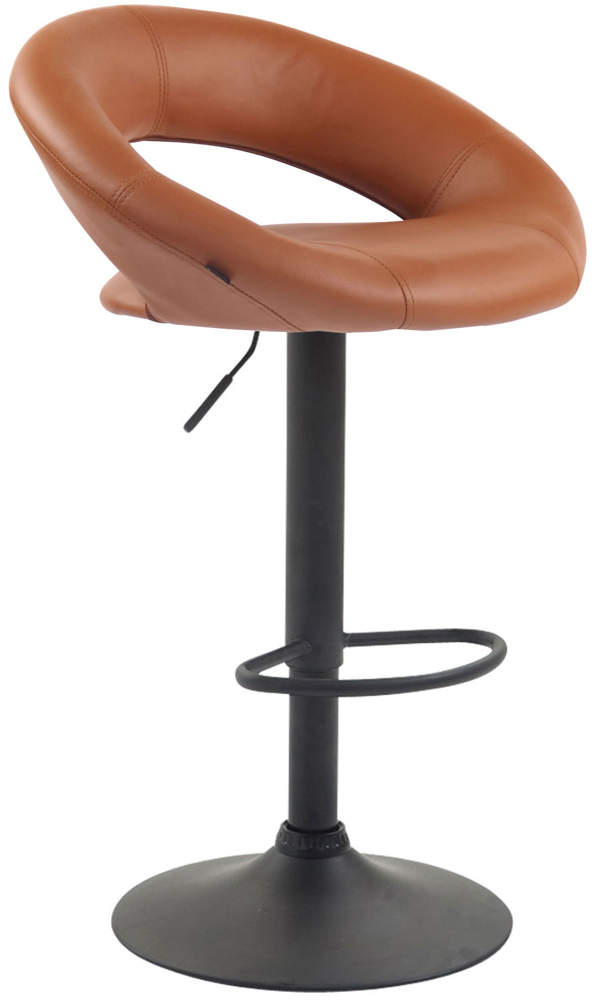 CLP Barhocker Olinda Kunstleder schwarz – Produktabbildung 4