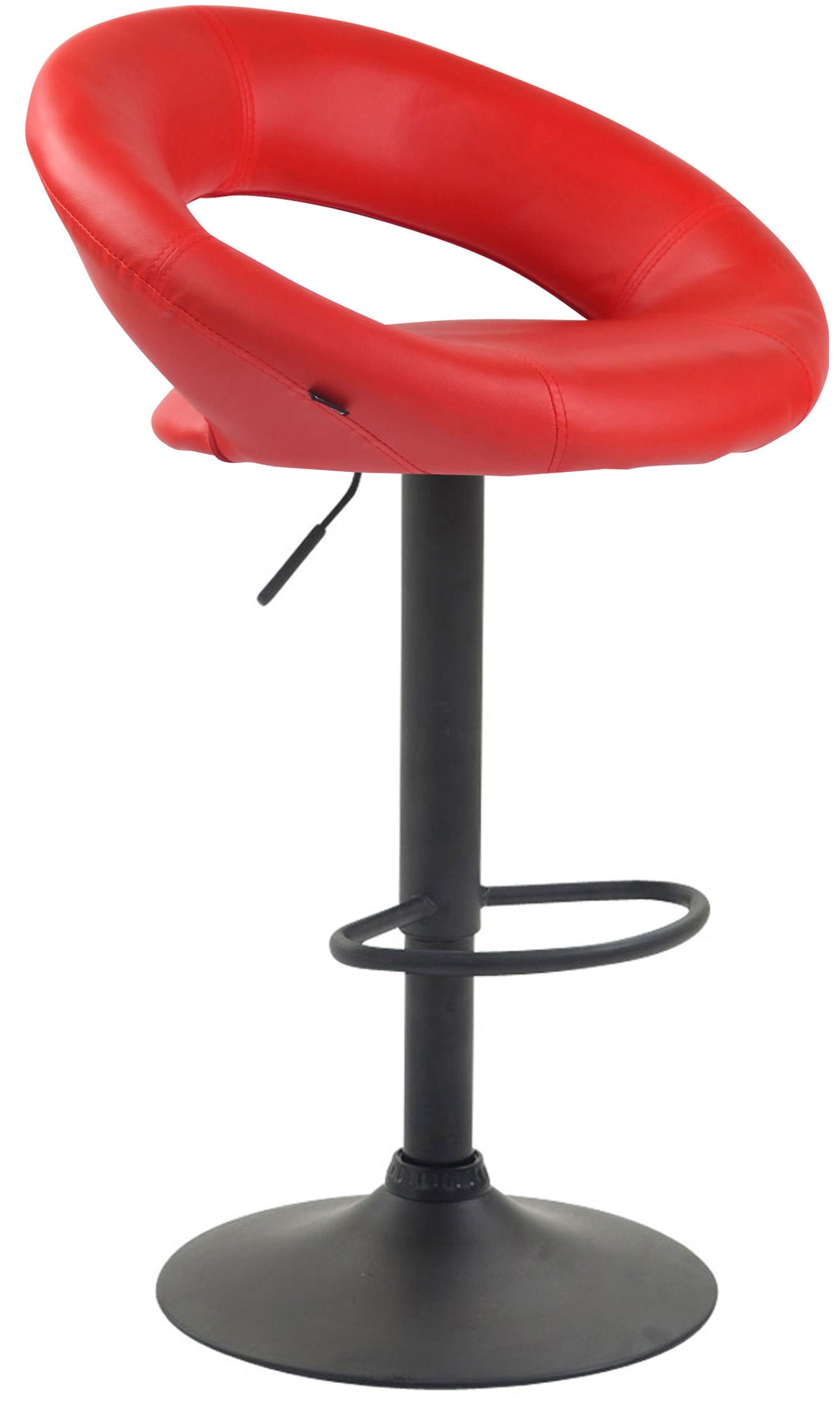 CLP Barhocker Olinda Kunstleder schwarz – Produktabbildung 5