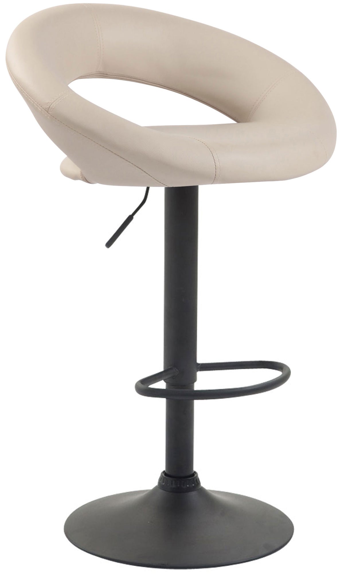 CLP Barhocker Olinda Kunstleder schwarz – Produktabbildung 6