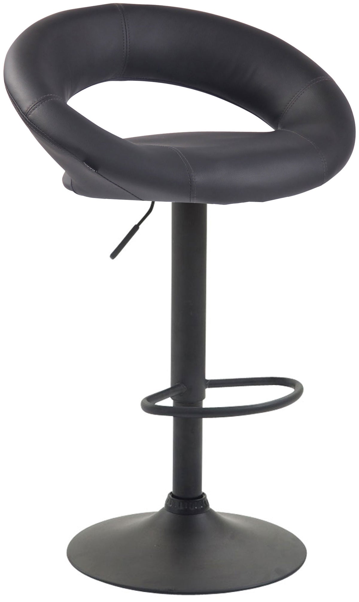 CLP Barhocker Olinda Kunstleder schwarz – Produktabbildung 7