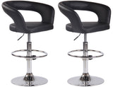 CLP 2er Set Barhocker Jaen Kunstleder