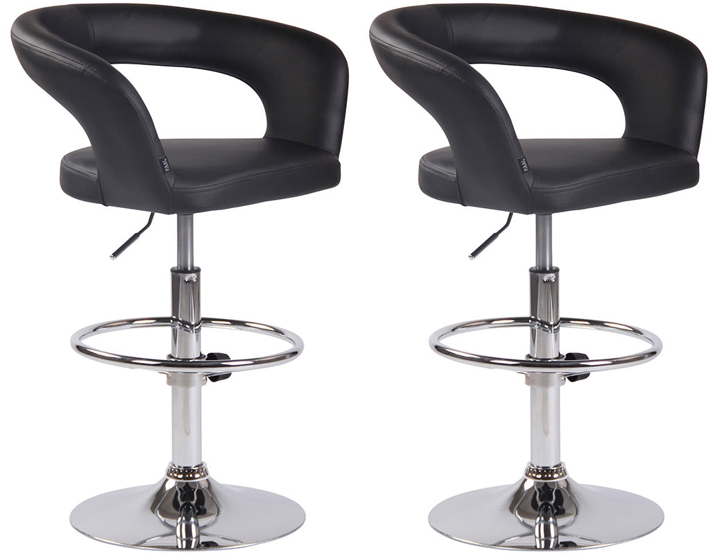 CLP 2er Set Barhocker Jaen Kunstleder