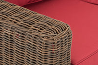 CLP 3er-Sofa Bilbao / Madeira Rubinrot – Produktabbildung 3