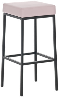CLP 2er Set Barhocker Montreal 85 Kunstleder schwarz – Produktabbildung 2