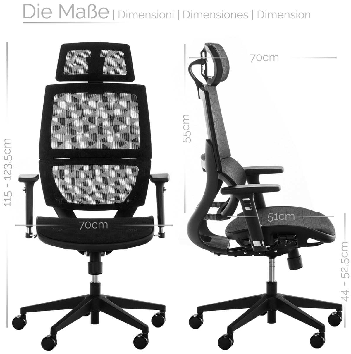 CLP Bürostuhl Hinwil Ergonomic – Produktabbildung 4