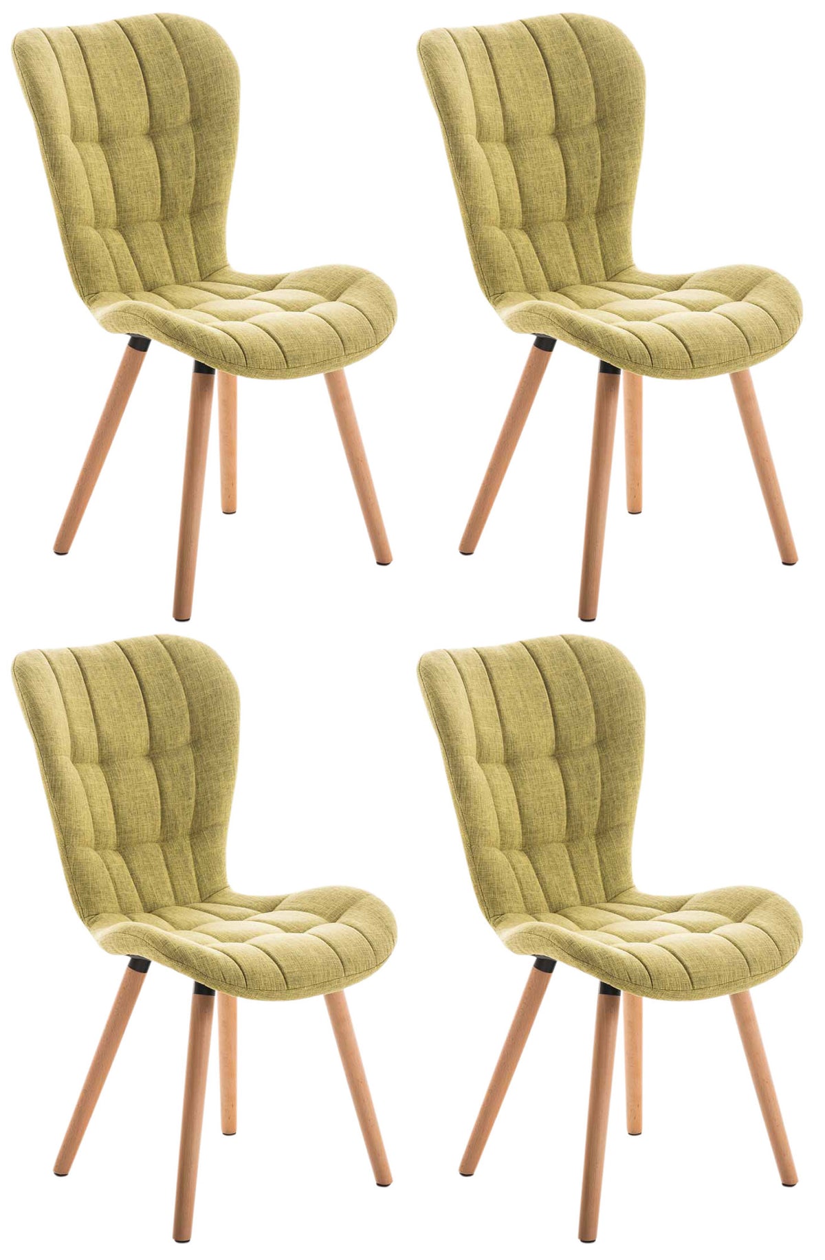 CLP 4er Set Stuhl Elda Stoff natura – Produktabbildung 9