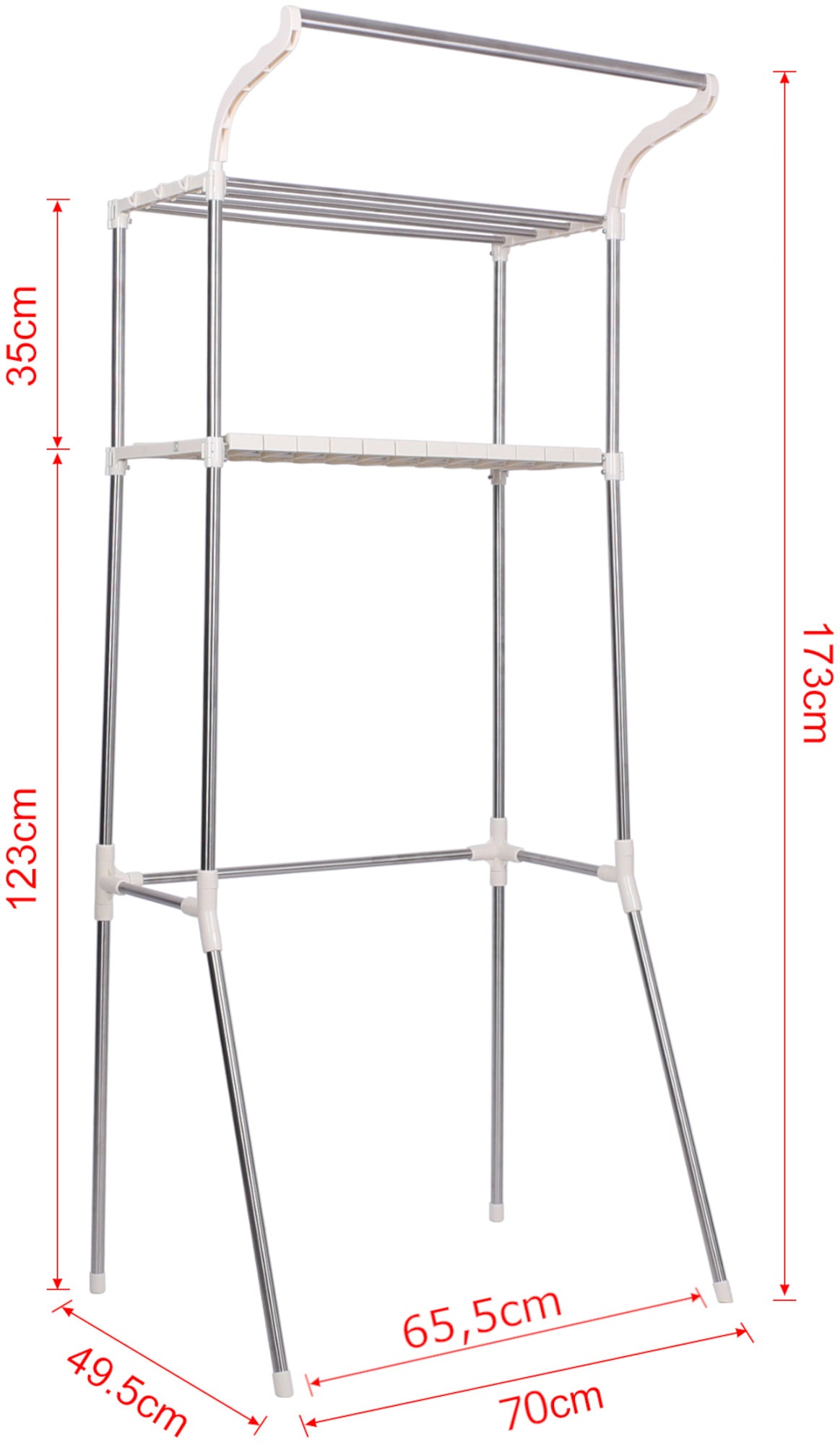 CLP Waschmaschinenregal Ellsworth – Produktabbildung 4