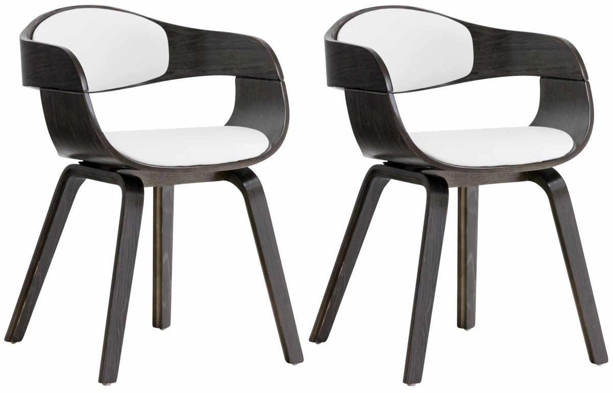 CLP 2er Set Stühle Kingston Kunstleder
