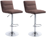 CLP 2er Set Barhocker Limerick Stoff chrom – Produktabbildung 9